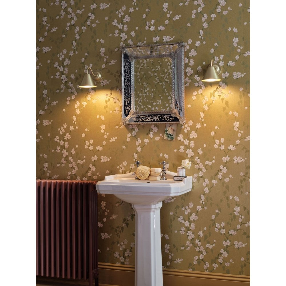 Avon Contemporary Bathroom Wall Light In Butter Brass Finish AVO0740