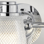 Hudson 4 Light Bathroom Wall Light In Polished Chrome Finish QN-HUDSON4-BATH