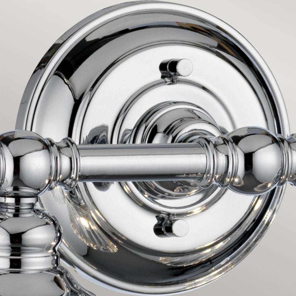 Keynes 4 Light Bathroom Wall Light In Polished Chrome Finish QN-KEYNES4-BATH