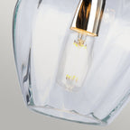 Tiber Elegant 1 Light Ceiling Pendant In Polished Nickel Finish TIBER-P-CLEAR
