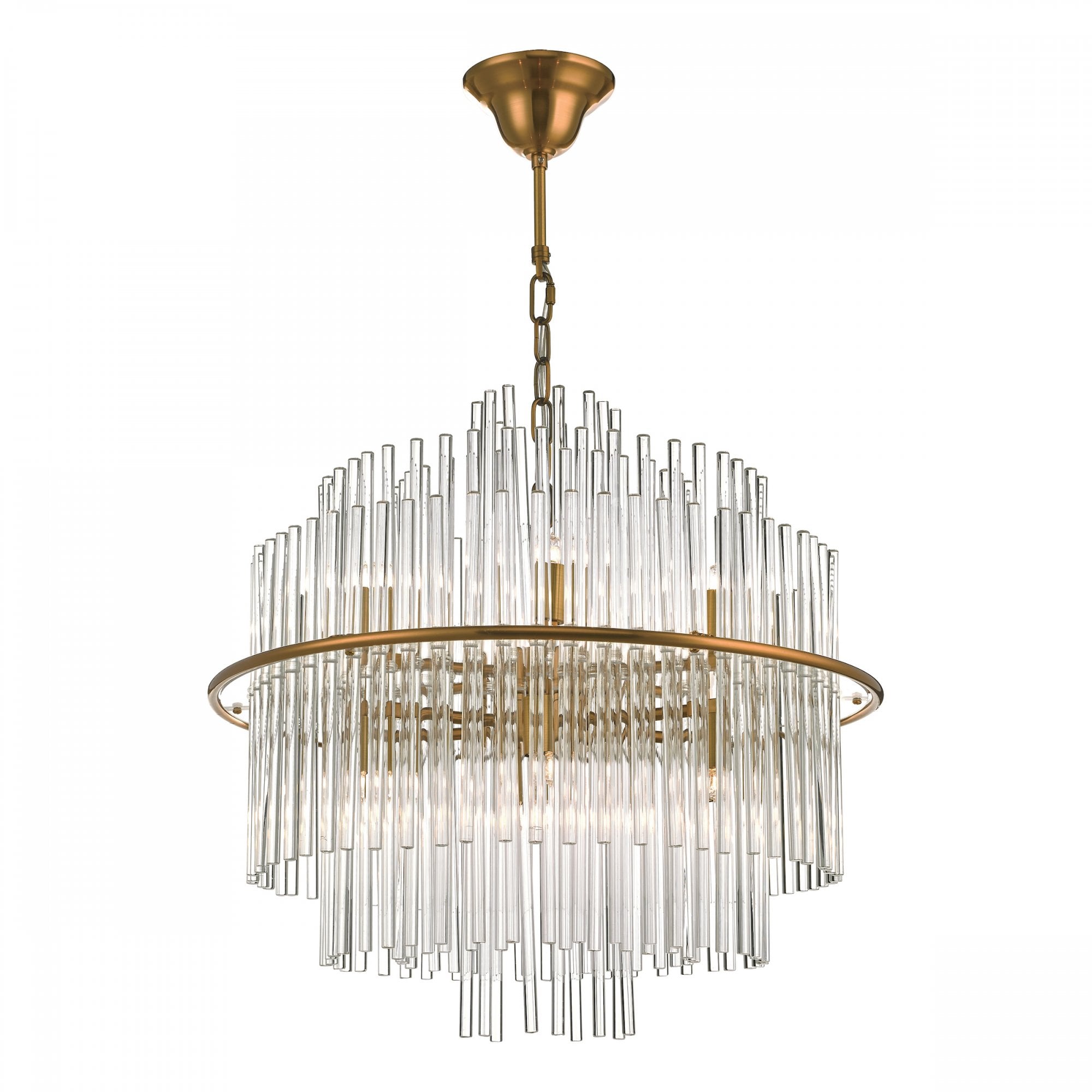 Lukas Stunning 13 Light Ceiling Pendant Light In Gold Finish LUK1735
