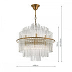Lukas Stunning 13 Light Ceiling Pendant Light In Gold Finish LUK1735