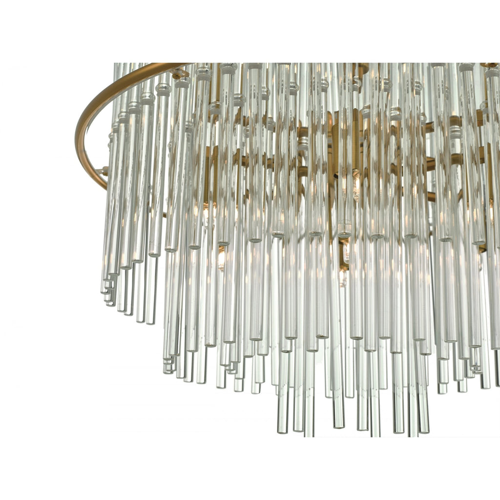 Lukas Stunning 13 Light Ceiling Pendant Light In Gold Finish LUK1735