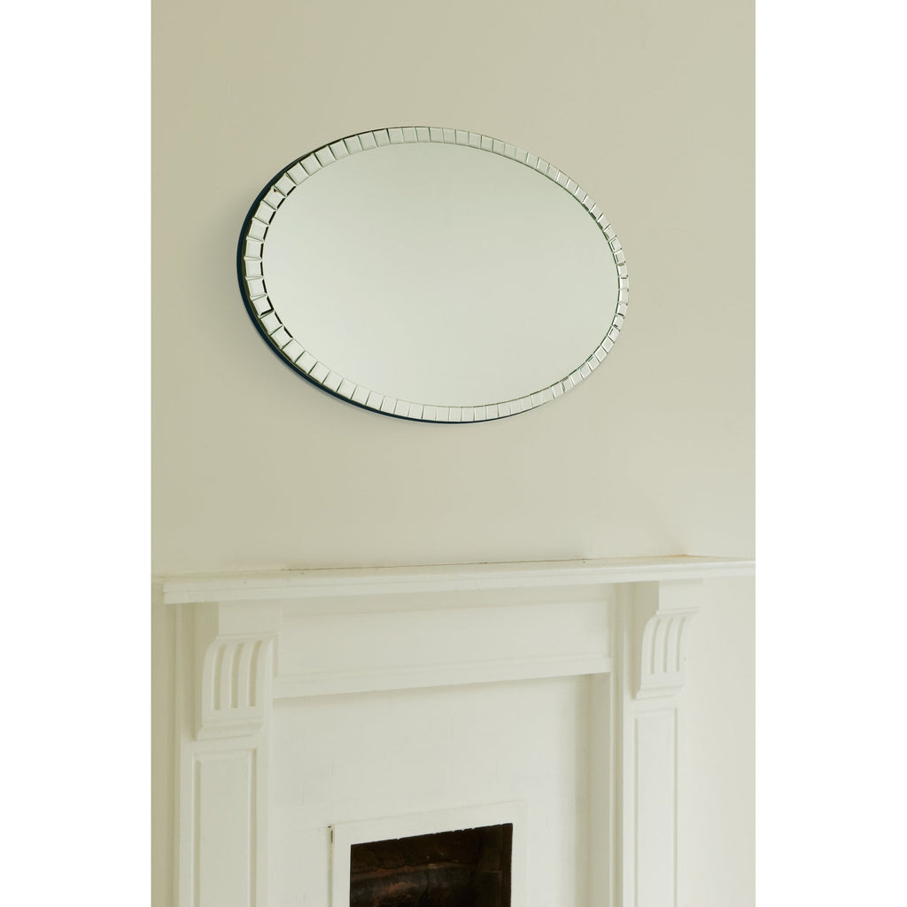 Marcella Large Contemporary Oval Mirror LA3520585-Q