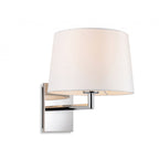 Grand Single Wall Light In Chrome Finish With Cream Shade 4935CH