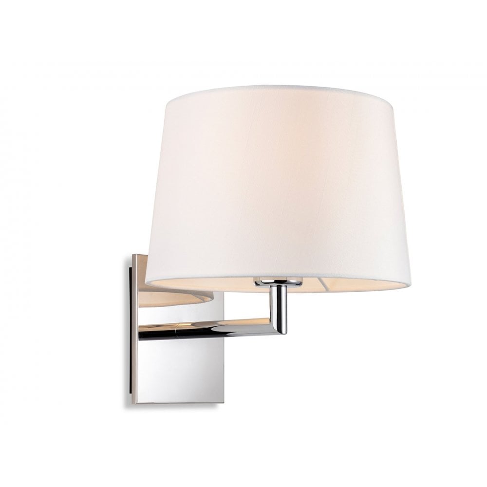 Grand Single Wall Light In Chrome Finish With Cream Shade 4935CH