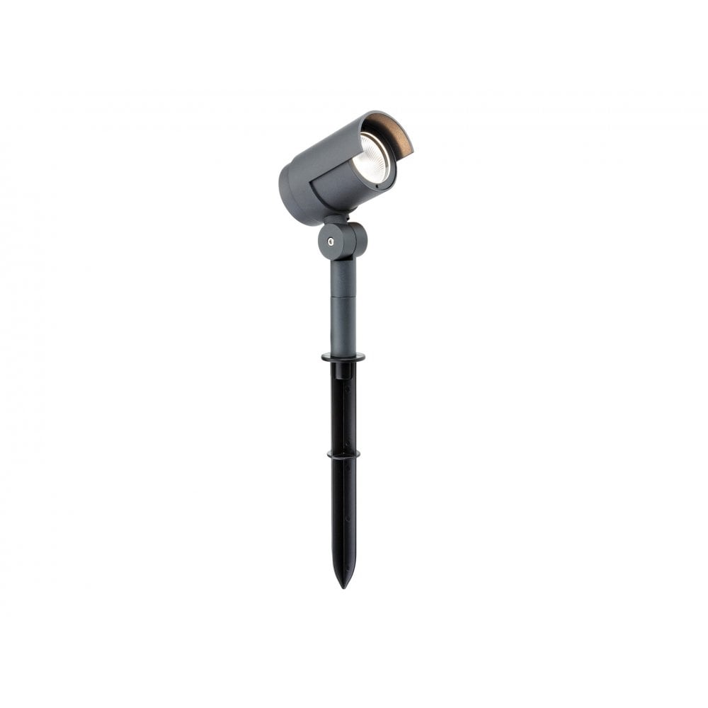 Spike LED Outdoor Die Cast Aluminium Spot Light In Graphite Finish 4910GP