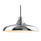 Curtis Single Ceiling Pendant Light In Chrome Finish 4854CH