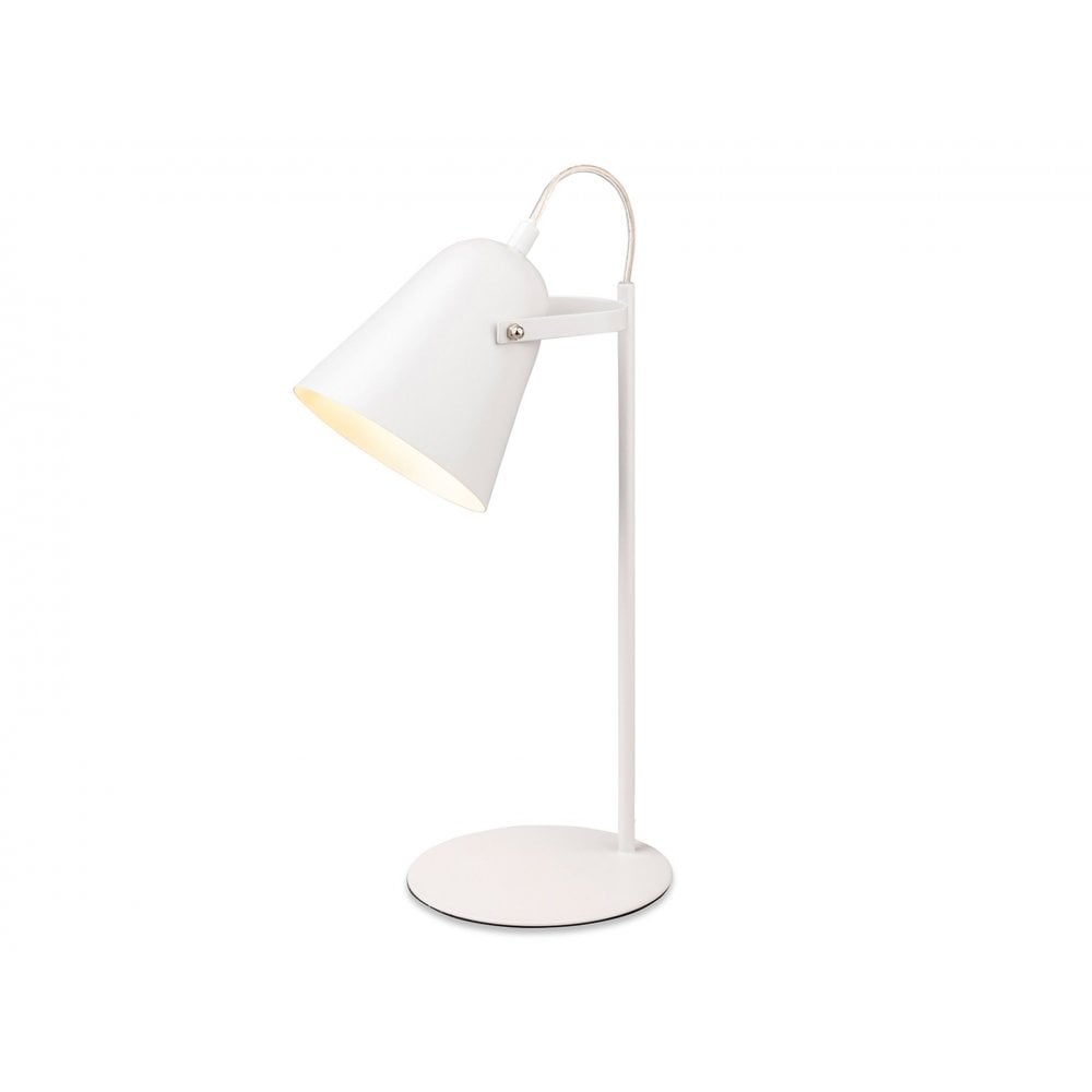 Modern Bella Table Lamp In White Finish 2932WH