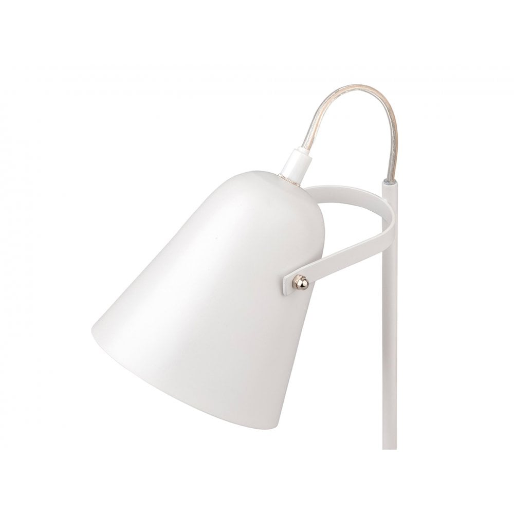 Modern Bella Table Lamp In White Finish 2932WH