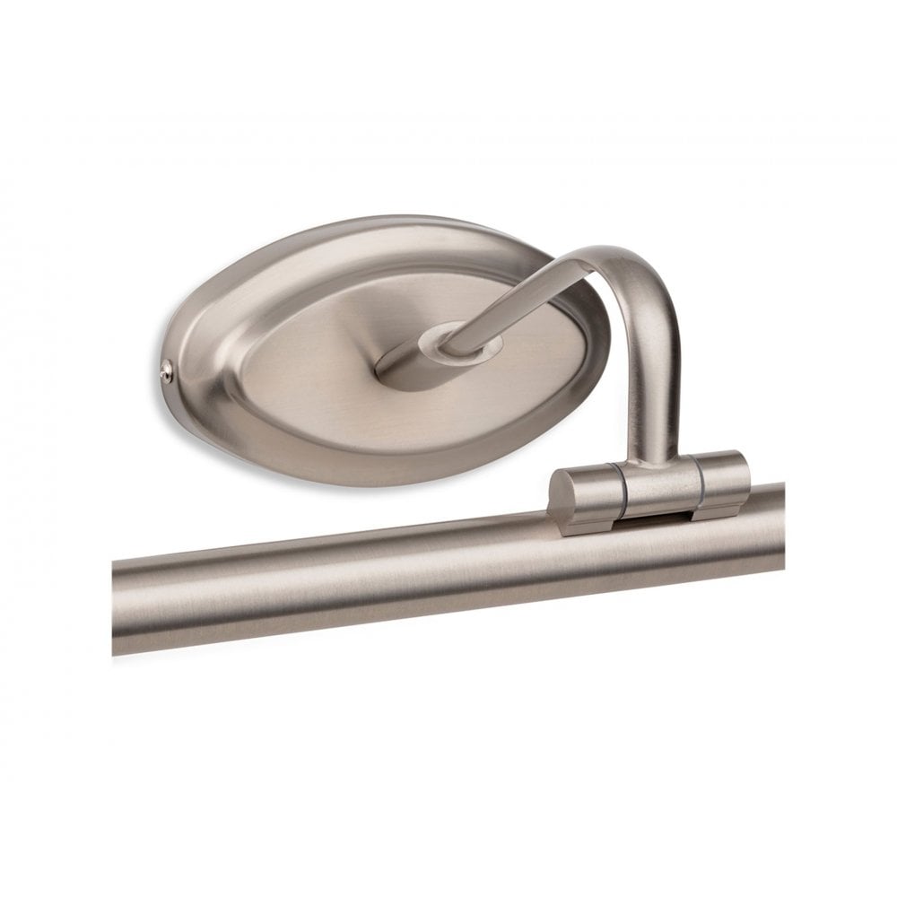 Elegant LED Picture Light In Brushed Steel Finish 560mm 2914BS