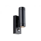 Ravel Outdoor 2 Light Wall Light In Black Finish IP54 2912BK