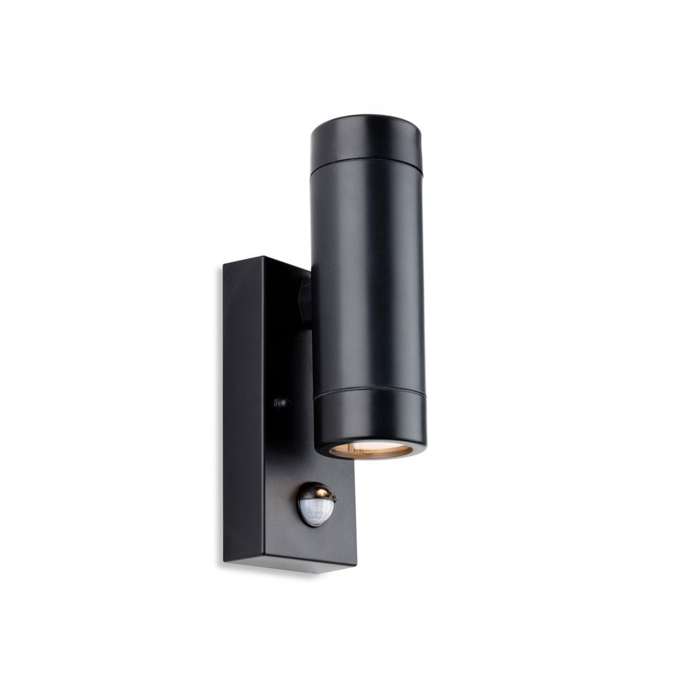 Ravel Outdoor 2 Light Wall Light In Black Finish IP54 2912BK