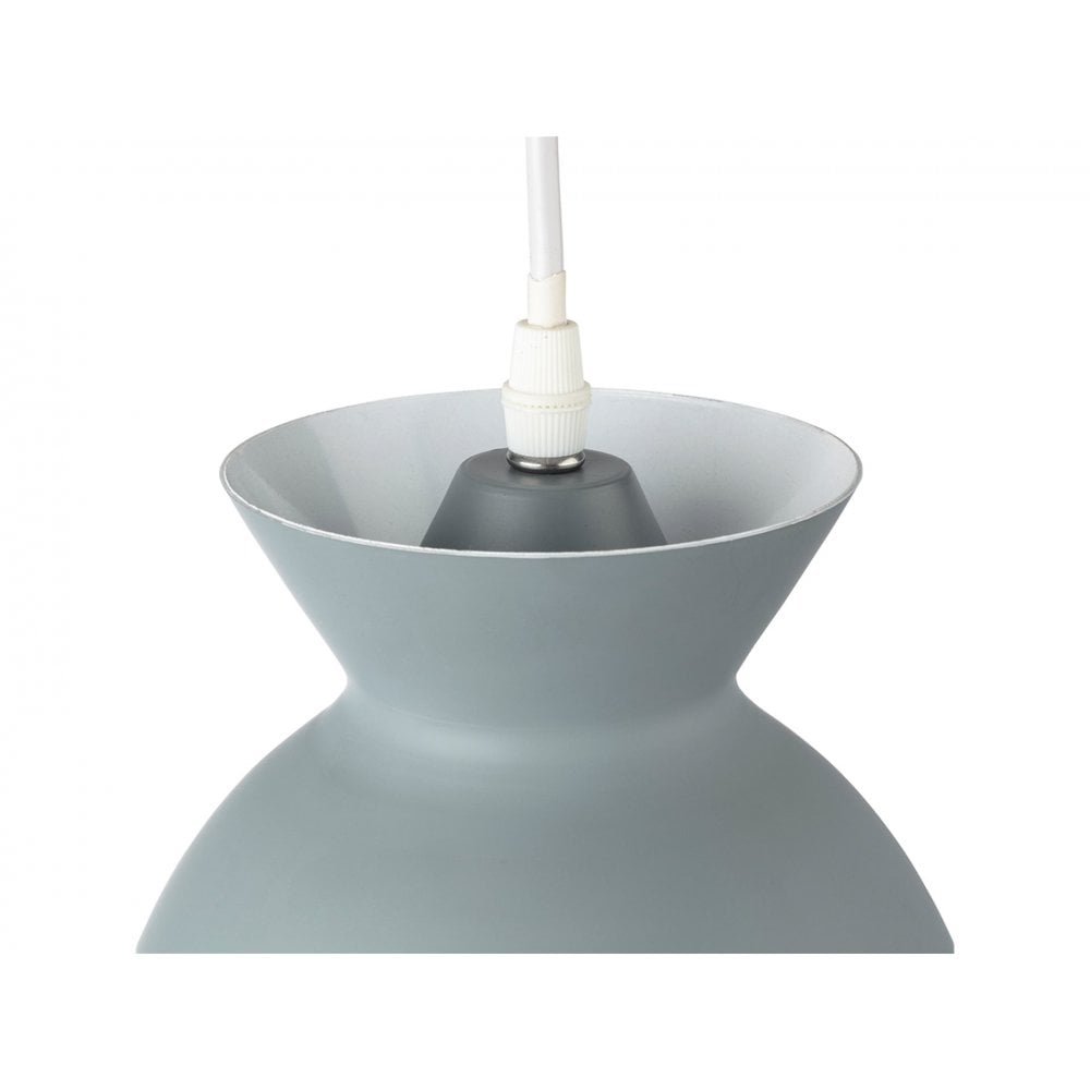 Maisie Compact Ceiling Pendant Light In Grey Finish 2910GR