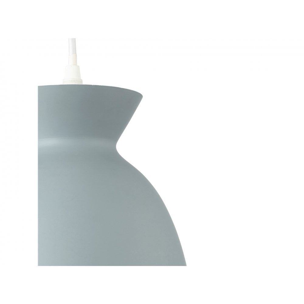 Maisie Compact Ceiling Pendant Light In Grey Finish 2910GR