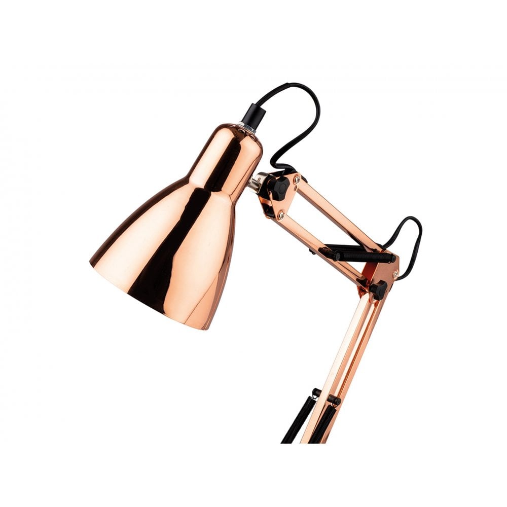Firstlight Riley Adjustable Table Lamp In Copper Finish 2904CP