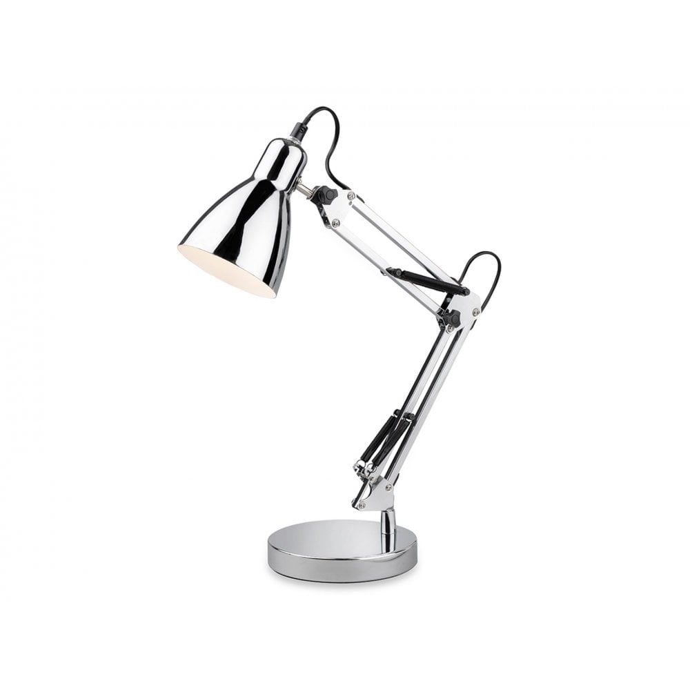 Firstlight Riley Adjustable Table Lamp In Polished Chrome Finish 2904CH