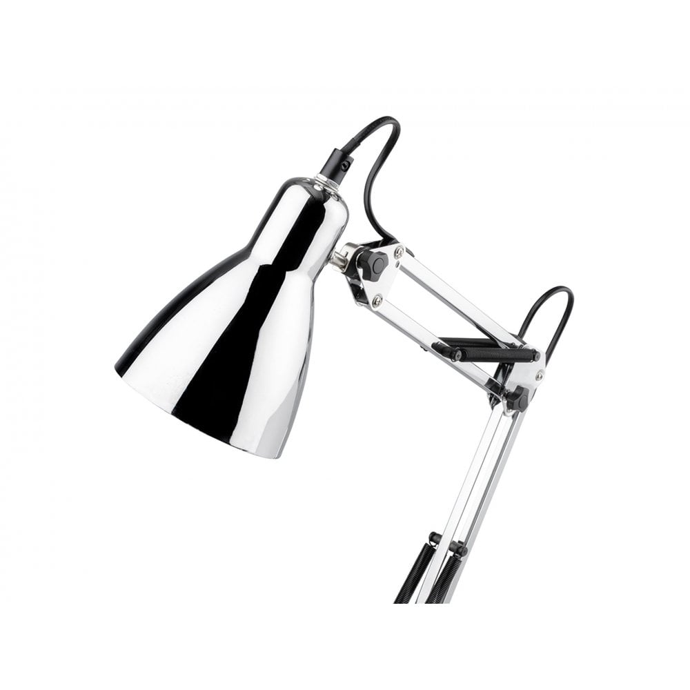 Firstlight Riley Adjustable Table Lamp In Polished Chrome Finish 2904CH