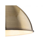 Genoa Contemporary Ceiling Pendant Light In Antique Brass Finish 2897AB