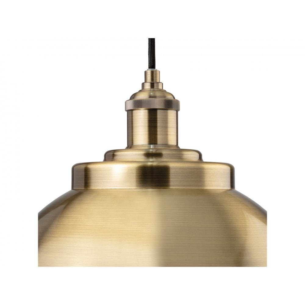 Genoa Contemporary Ceiling Pendant Light In Antique Brass Finish 2897AB