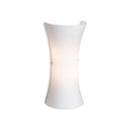 Forum Elegant Opal Glass Wall Light With Chrome Details 2881CH