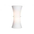Forum Elegant Opal Glass Wall Light With Chrome Details 2881CH