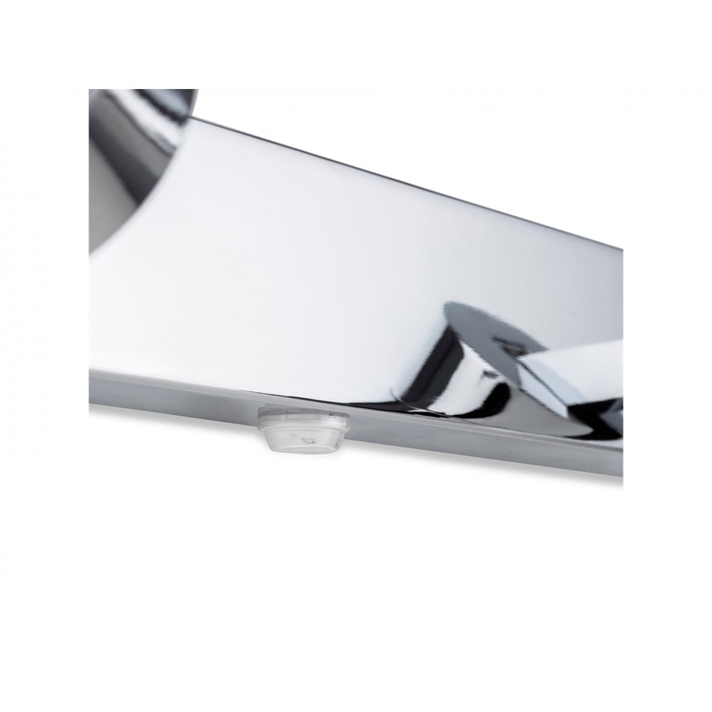 Pinnacle Modern 2 Light Switched Wall Spotlight In Chrome Finish IP44 2892CH
