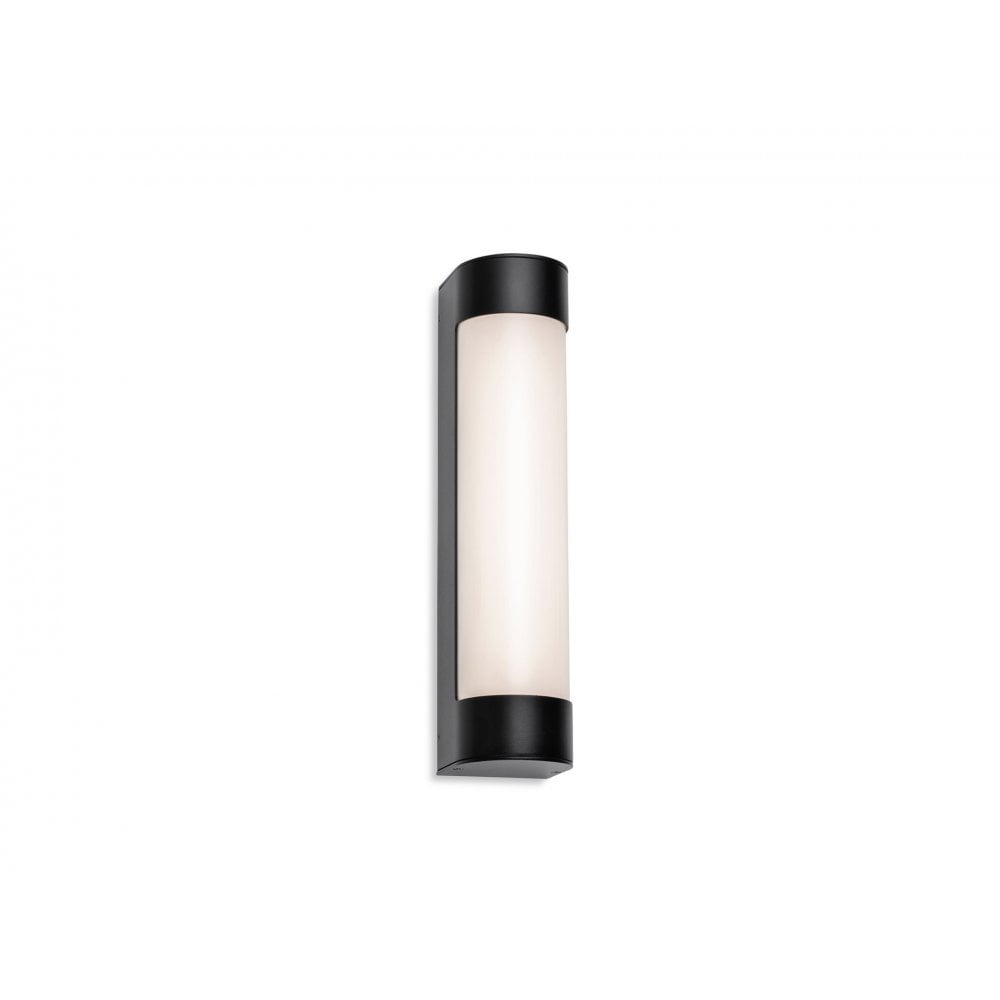 Lima Bathroom LED Wall Light In Black Finish With Opal Diffuser IP44 30 cm 2875BK