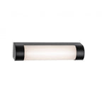 Lima Bathroom LED Wall Light In Black Finish With Opal Diffuser IP44 30 cm 2875BK