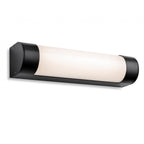 Lima Bathroom LED Wall Light In Black Finish With Opal Diffuser IP44 30 cm 2875BK