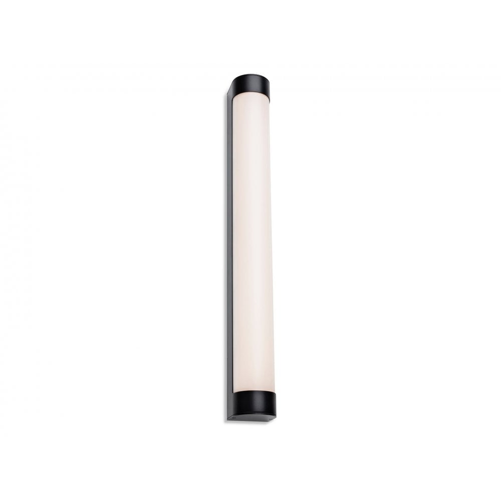 Lima Bathroom LED Wall Light In Black Finish With Opal Diffuser IP44 60 cm 2876BK