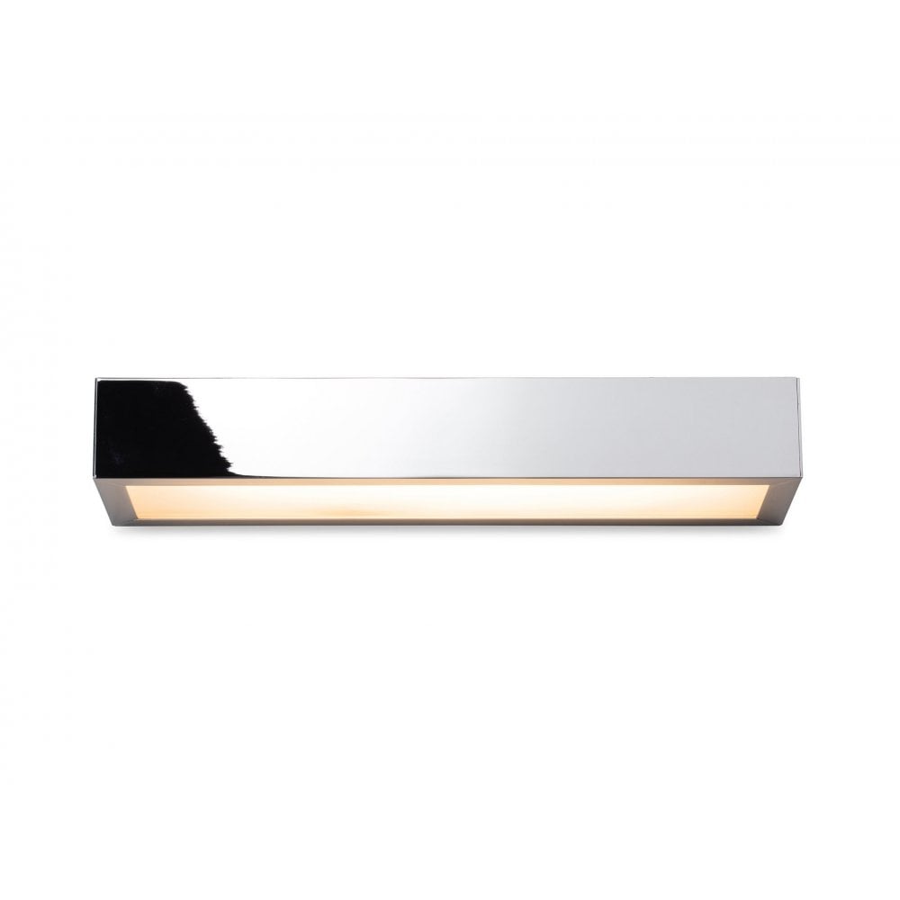 Zulu Square Edge LED Wall Light In Chrome Finish IP44 30 cm 2865CH