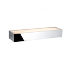 Zulu Square Edge LED Wall Light In Chrome Finish IP44 30 cm 2865CH