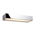 Zulu Square Edge LED Wall Light In Chrome Finish IP44 30 cm 2865CH