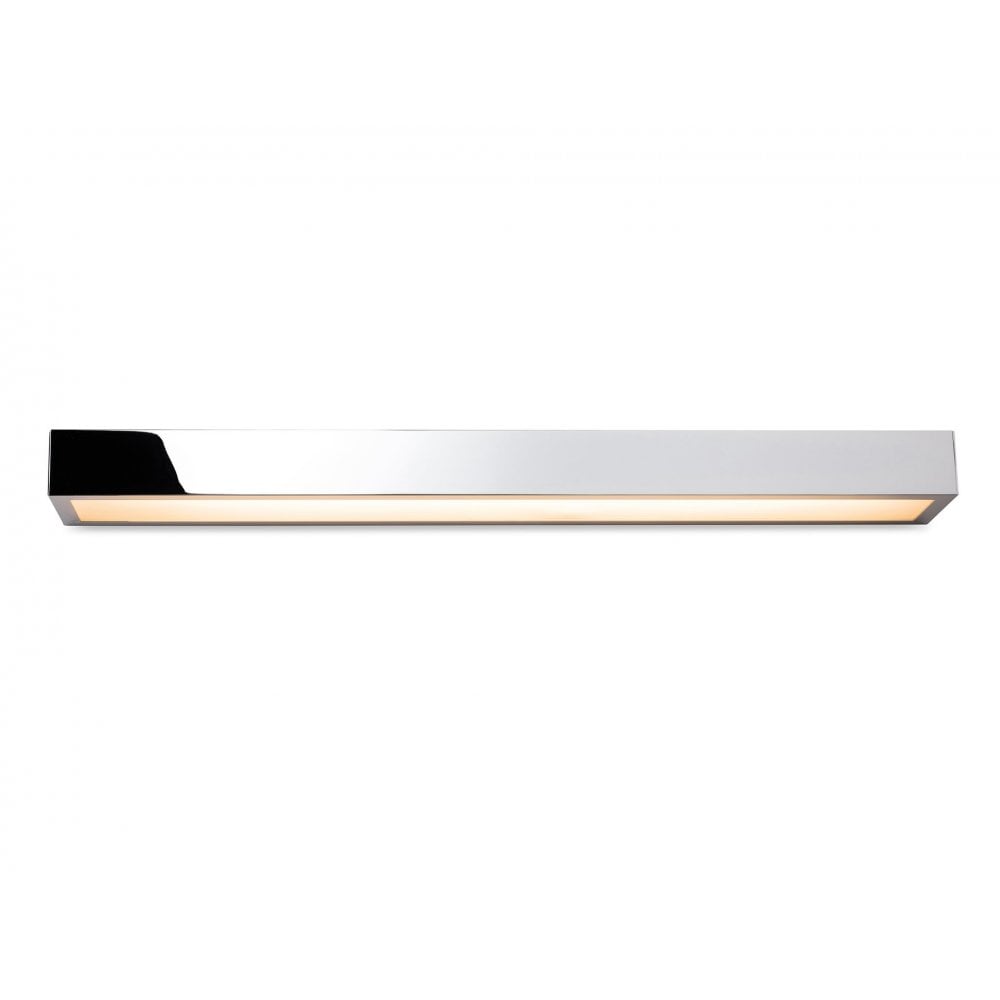 Zulu Square Edge LED Wall Light In Chrome Finish IP44 60 cm 2866CH