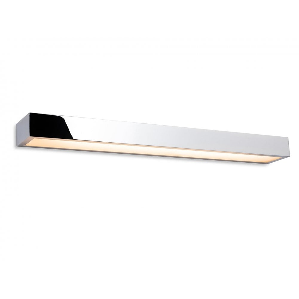 Zulu Square Edge LED Wall Light In Chrome Finish IP44 60 cm 2866CH