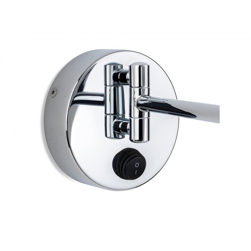 Lilly LED Magnifying Mirror Wall Light In Chrome Finish IP44 2864CH