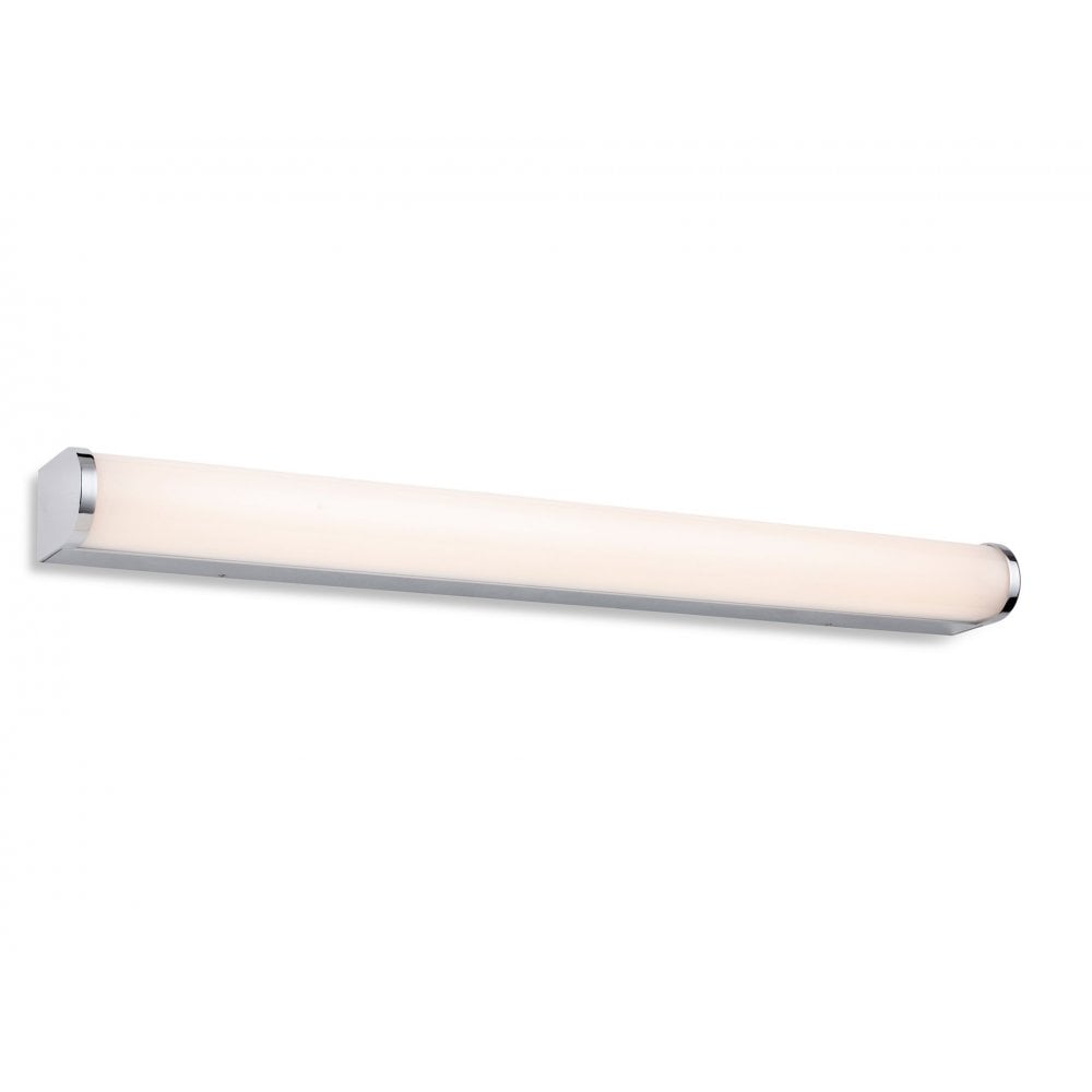 Bravo Sleek LED Wall Light In Chrome Finish With Opal Diffuser IP44 60 cm  2868CH