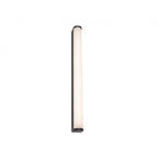 Bravo Sleek LED Wall Light In Black Finish With Opal Diffuser IP44 60 cm 2868BK