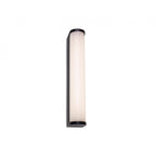 Bravo Sleek LED Wall Light In Black Finish With Opal Diffuser IP44 30 cm 2867BK