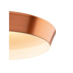 Leo Spun Ceiling Pendant Light In Brushed Copper Finish 2850CP