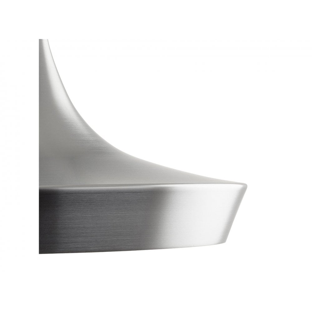 Leo Spun Ceiling Pendant Light In Aluminium Finish 2850AL