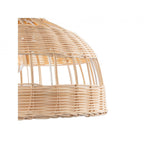 Rattan Single Ceiling Pendant Light In Natural Rattan Finish 2901