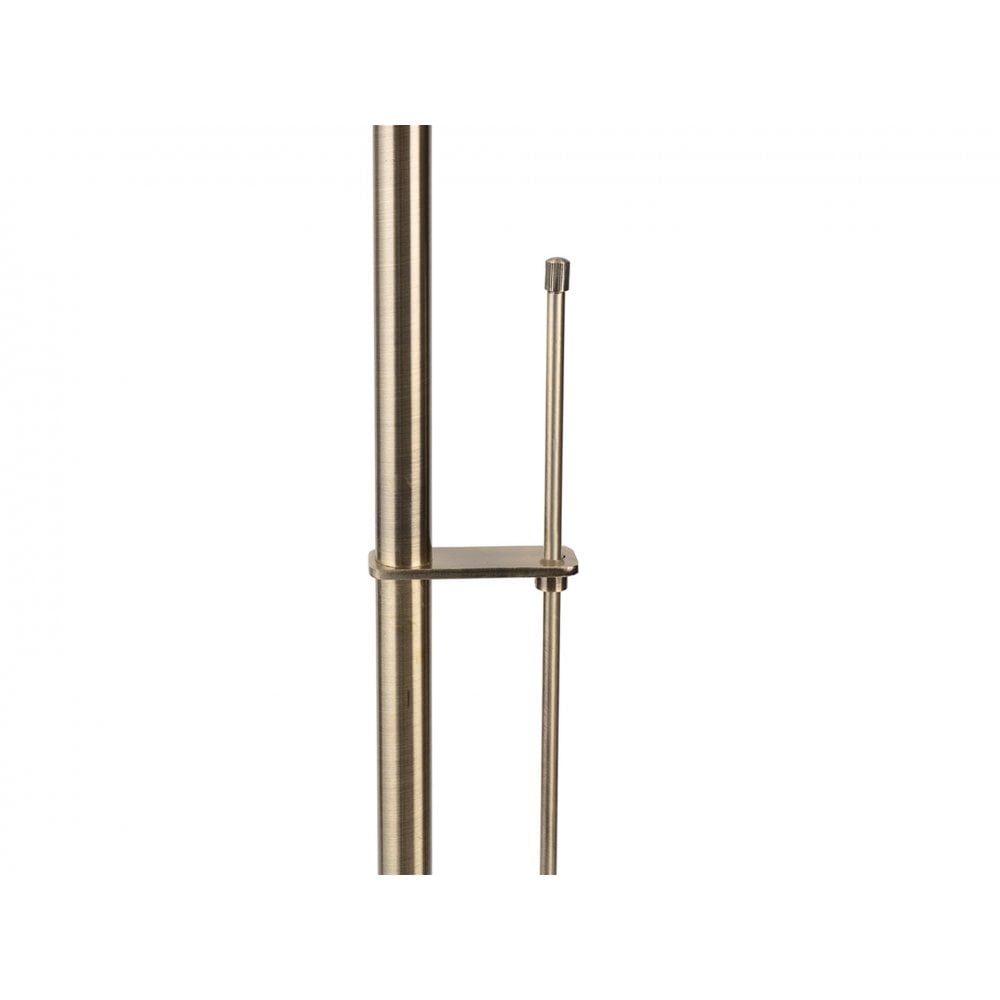 Madrid LED Floor Reading Lamp in Antique Brass Finish 2935AB