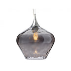 Titan Single Classic Ceiling Pendant Light With Smoked Glass 2930SM