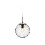 Mercury Stunning Ceiling Pendant Light With Clear Round Glass 2929CL