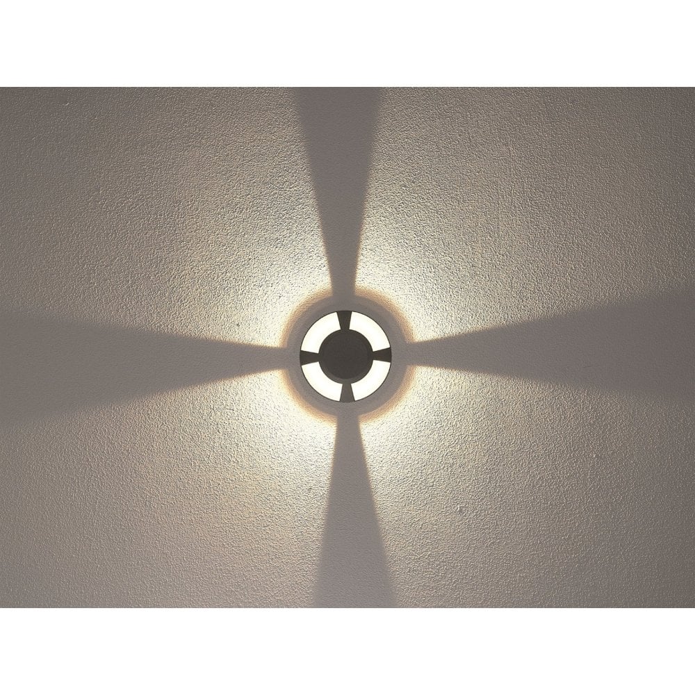 Contemporary LED Drive Over / Walkover Light In Graphite Finish IP67 3418GP