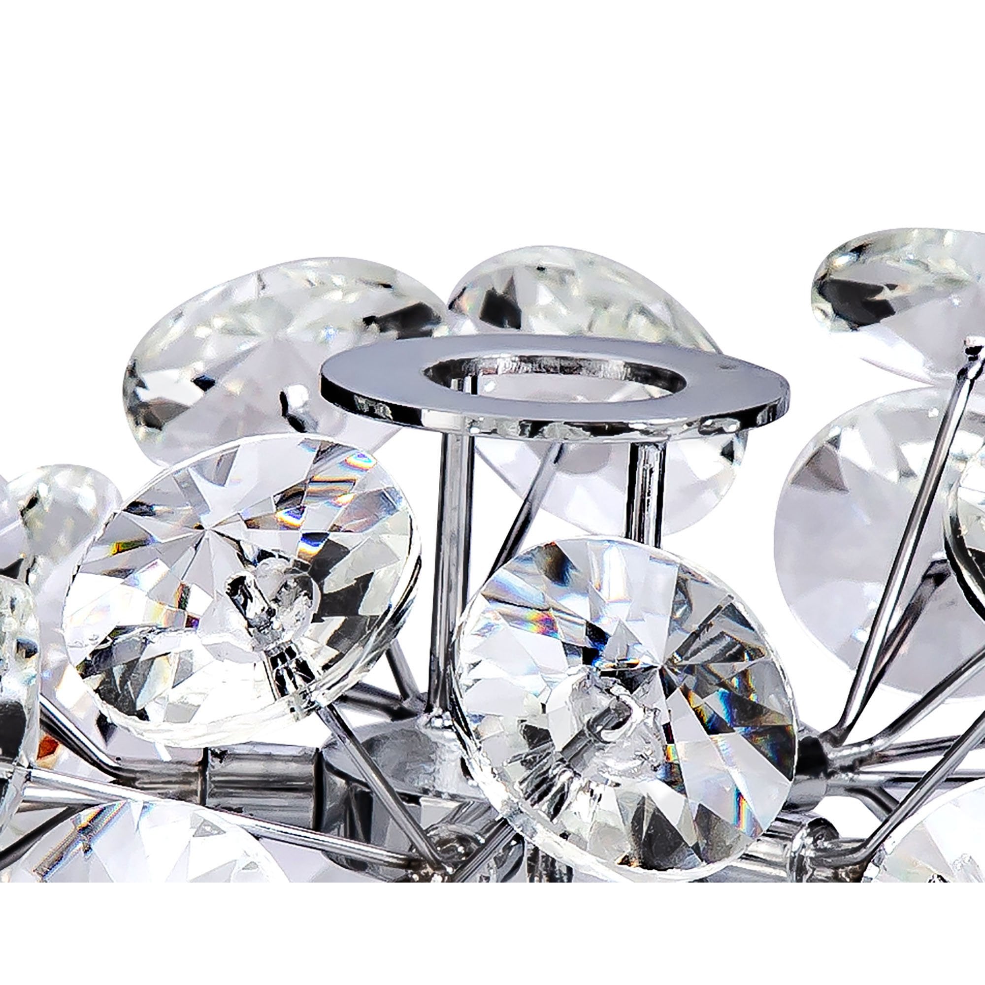 Fusion Stunning Crystal Non-Electric Shade in Polished Chrome Finish PL702130