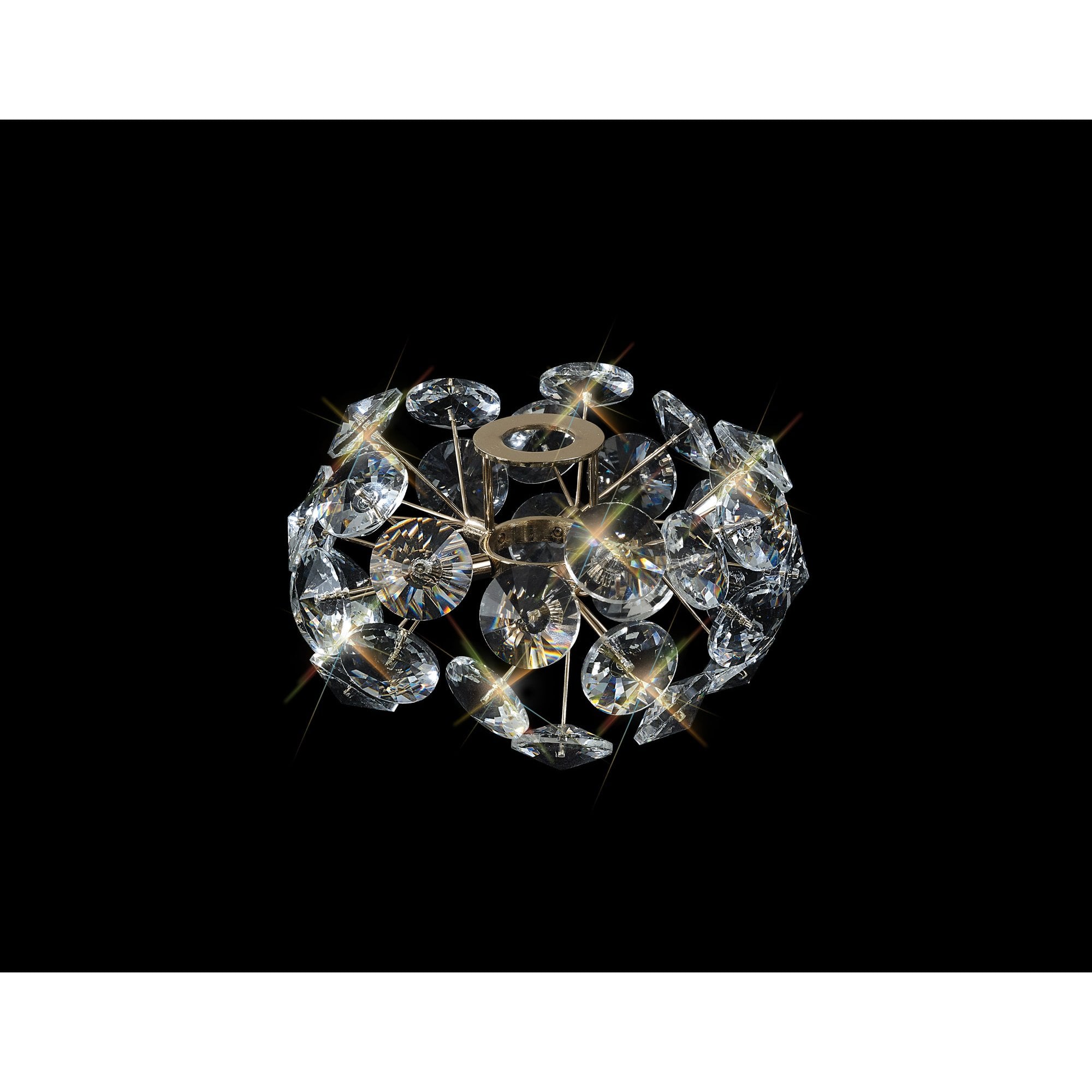 Fusion Stunning Crystal Non-Electric Shade in French Gold Finish PL702131