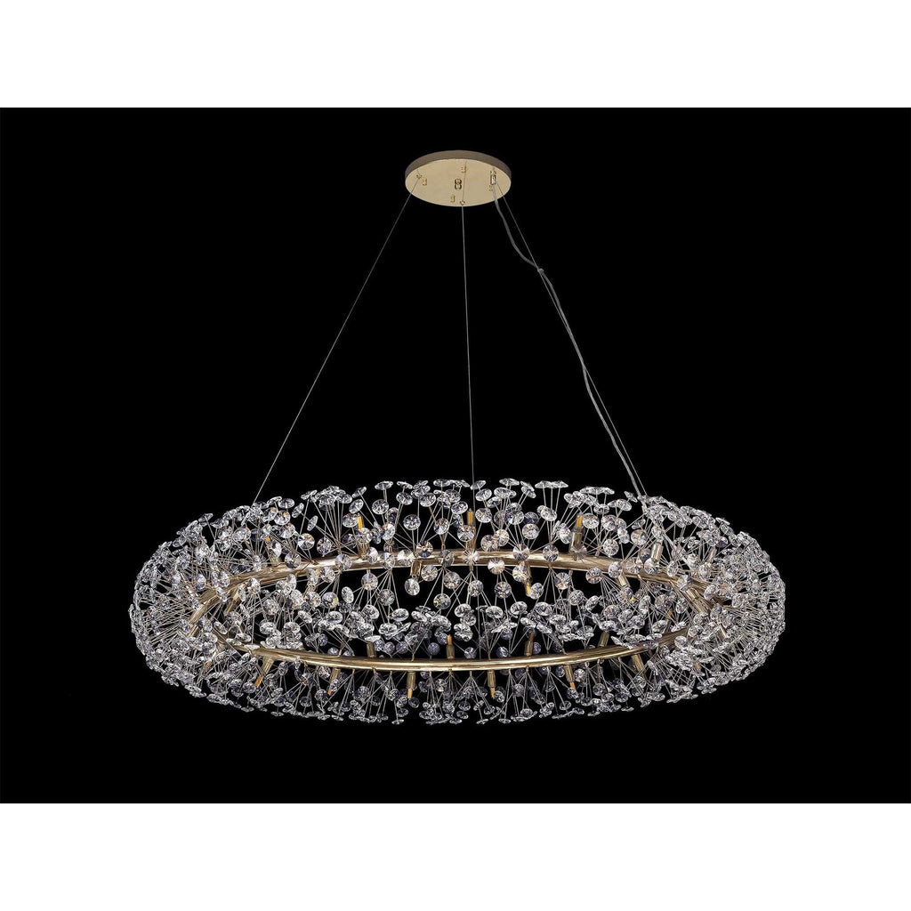 Fusion Stunning 36 Light Ceiling Pendant Light in French Gold Finish PL702109
